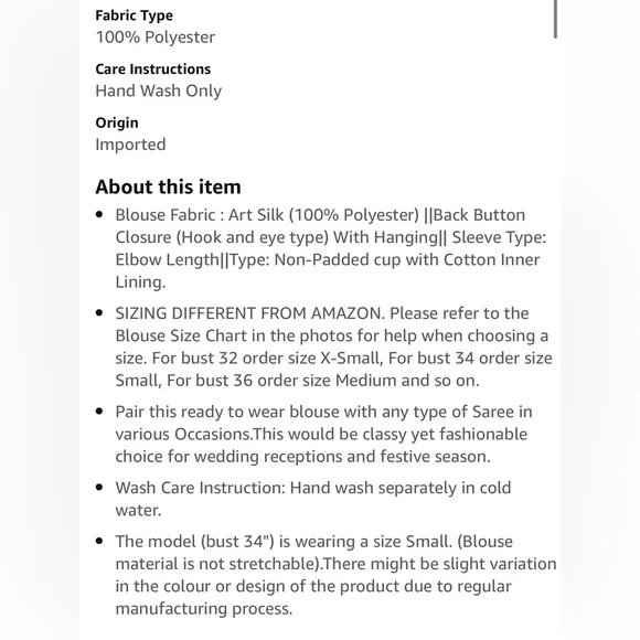 Chandrakala Women's Party Wear Bollywood Indian Style Saree Blouse Padded - Picture 5 of 9